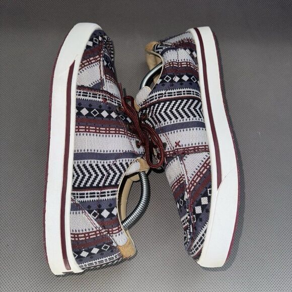 Twisted X Hooey Loper Geometric Multicolor Textile Lace Sneaker Shoes Men’s 10.5 - Picture 4 of 8
